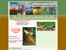 Tablet Screenshot of huntfishnyoutdoors.com